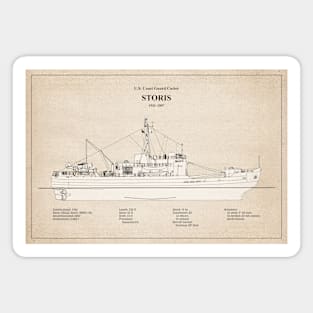 Storis wmec-38 United States Coast Guard Cutter - SBD Magnet